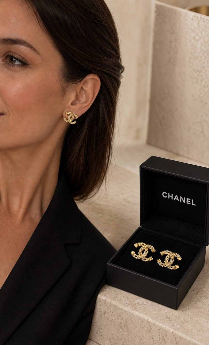 CHANEL Classic Parisian Earrings Style 27 | New with Box - Picture 8 of 9